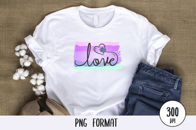 Paw Print Love PNG Sublimation SVG futivesvg 