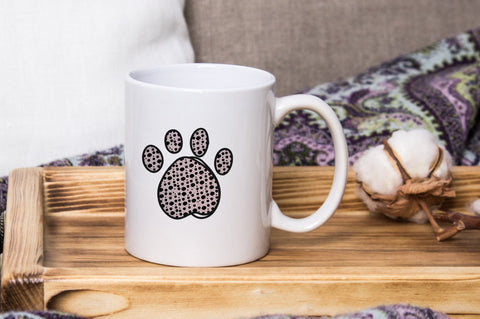 Paw Print Love PNG Sublimation SVG futivesvg 