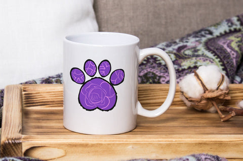 Paw Print Love PNG Sublimation SVG futivesvg 