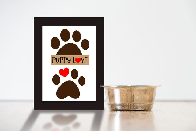 Paw Print Puppy Love Duo SVG SVG Designed by Geeks 
