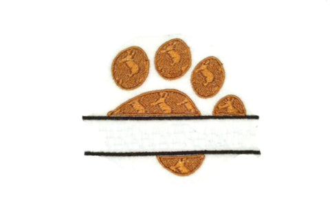 Paw Print Split Applique Embroidery Embroidery/Applique Designed by Geeks 