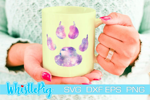 Paw Print SVG Bundle Paw Print Cut Files Cat Svg Dog Svg Pet SVG Whistlepig Designs 