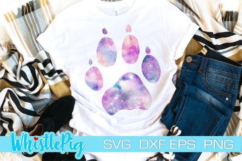 Paw Print SVG Bundle Paw Print Cut Files Cat Svg Dog Svg Pet SVG Whistlepig Designs 