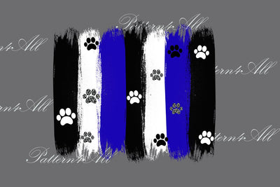 Paw Watercolor Brush Stroke Background, PNG Sublimation Design, Team Colors, Paw Print, Printable Clipart,Distressed Print Sublimation PNG Sublimation ArtStudio 