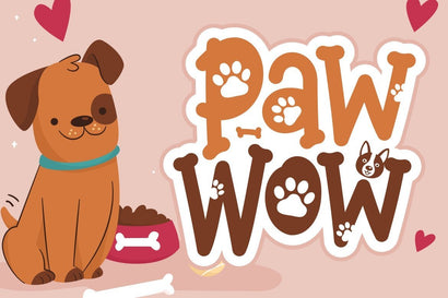 Paw Wow Font Hans Co 