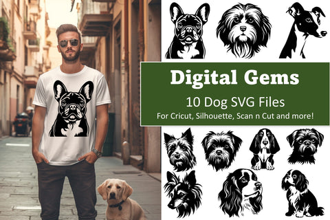 Pawfect Canine SVG Collection: Playful and Versatile Dogs 2 SVG Digital Gems 