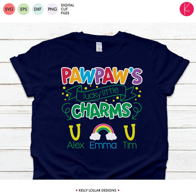 Pawpaw Lucky Little Charms SVG Kelly Lollar Designs 