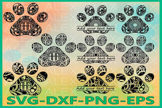 Paws Dog Svg SVG AlexSVGStudio 