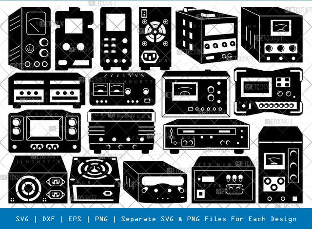 PC Power Silhouette, Power Supply SVG, Power Supply Desktop Svg, PC Power Supply Svg, Power Supply Bundle, SB00963 SVG ETC Craft 
