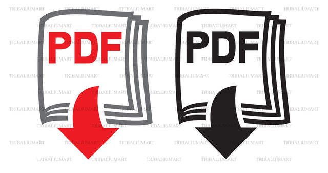 Pdf download icon SVG TribaliumArtSF 