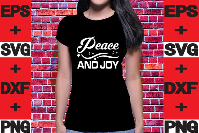 Peace and joy SVG svgteam 