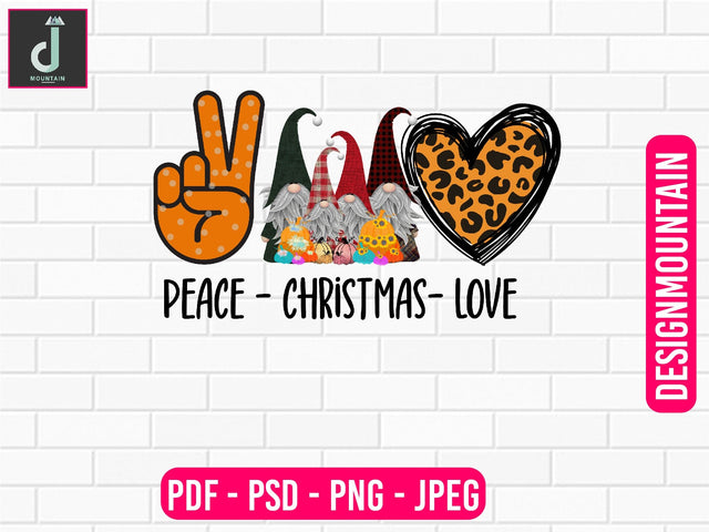 Peace Christmas love png design, Christmas Bundle Png, Merry Christmas Png, Christmas Png Sublimation Alihossainbd 