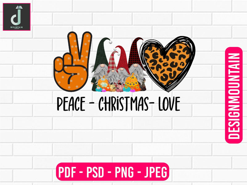 Peace Christmas love png design, Christmas Bundle Png, Merry Christmas Png, Christmas Png Sublimation Alihossainbd 