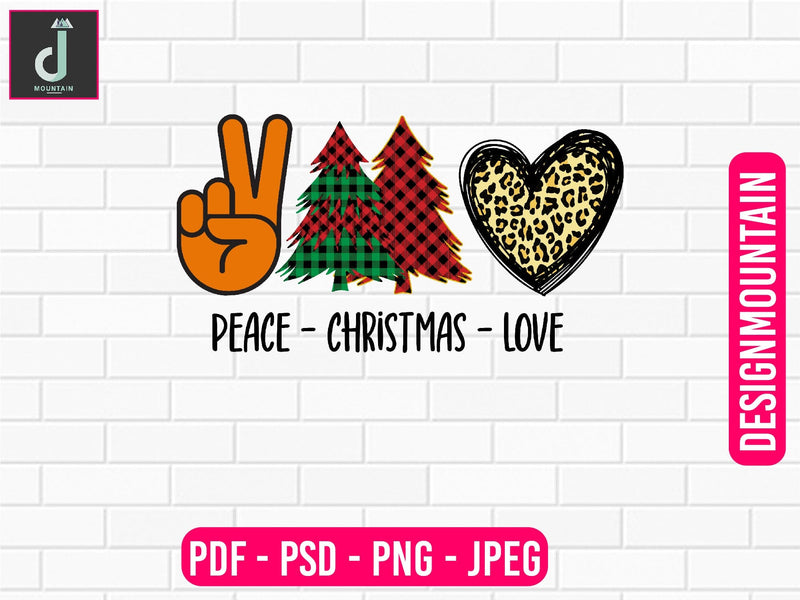 Peace Christmas love sublimation, Christmas Bundle Png, Merry Christmas Png, Christmas Png Sublimation Alihossainbd 