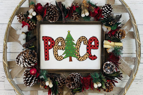 Peace | Christmas PNG Sublimation Design Sublimation CraftLabSVG 