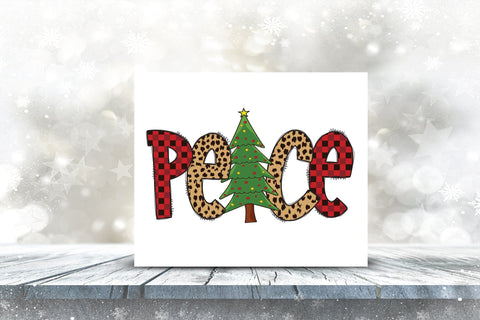 Peace | Christmas PNG Sublimation Design Sublimation CraftLabSVG 