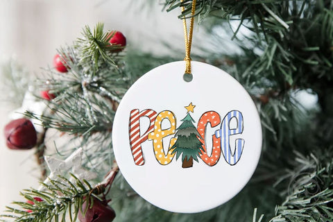 Peace Christmas Sublimation Sublimation LAM HOANG THUY 