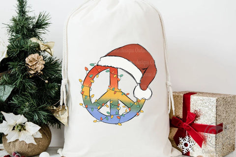 Peace Hippie Christmas Sublimation Sublimation LAM HOANG THUY 
