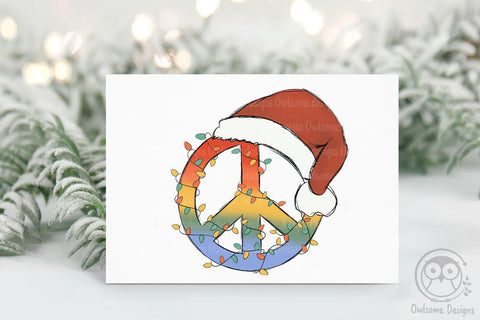 Peace Hippie Christmas Sublimation Sublimation LAM HOANG THUY 