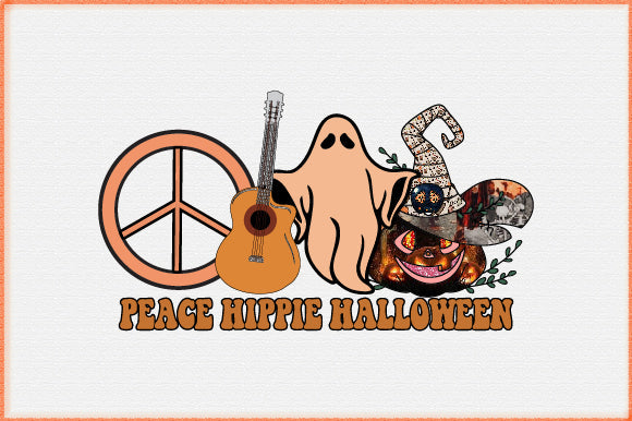 Peace Hippie Halloween Sublimation Sublimation Creativeart88 