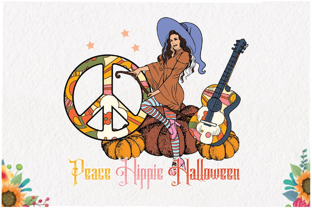 Peace Hippie Halloween Sublimation Sublimation Jagonath Roy 