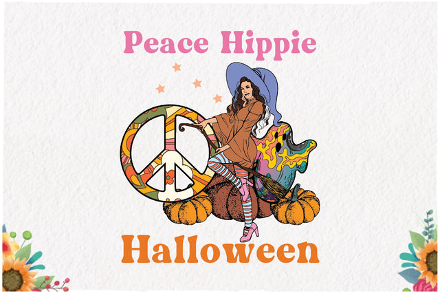 Peace Hippie Halloween Sublimation Sublimation Jagonath Roy 
