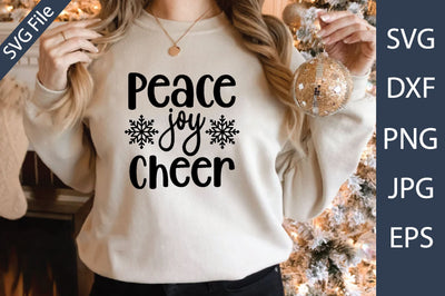 Peace Joy Cheer SVG md faruk hossain 