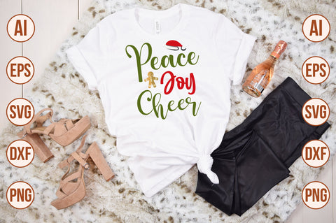 Peace Joy Cheer SVG SVG nirmal108roy 