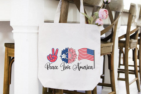 Peace Love America Sublimation Creativeart88 