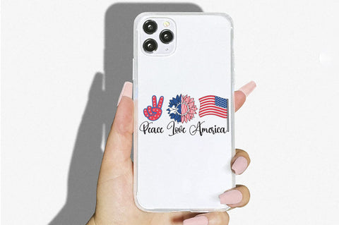 Peace Love America Sublimation Creativeart88 