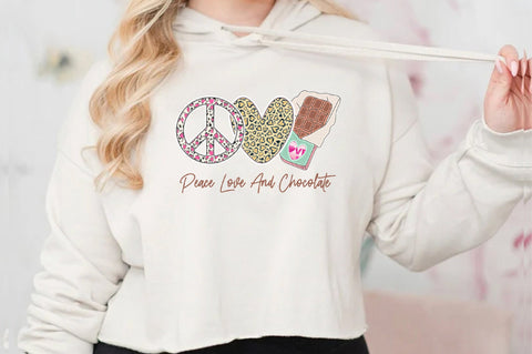 Peace Love and Chocolate Sublimation Sublimation Jagonath Roy 