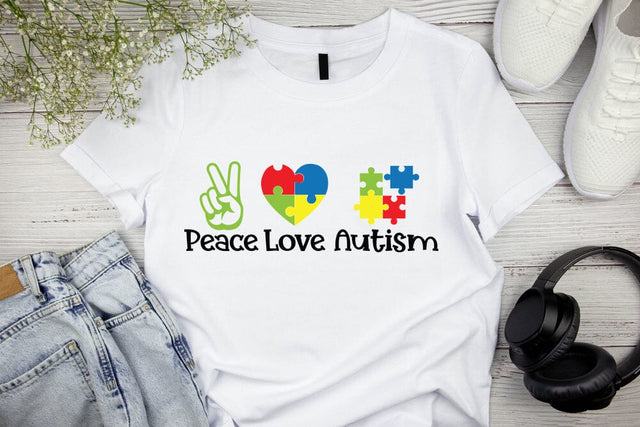 peace love autism SVG md faruk hossain 