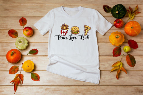 Peace Love Bake Sublimation Sublimation Rupkotha 