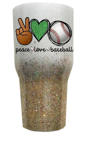 Peace Love Baseball BUNDLE Sublimation Waterslide PNG Sublimation Sweet Tees 