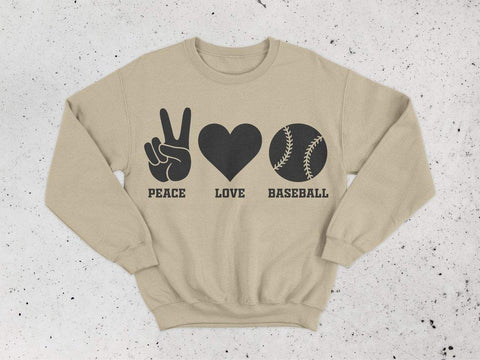Peace love Baseball svg, Baseball svg, baseball mom svg, sport svg, sports svg, Peace love svg SVG CutLeafSvg 