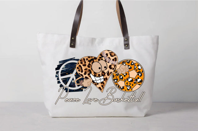 Peace Love Basketball Sublimation Sublimation Creativeart88 