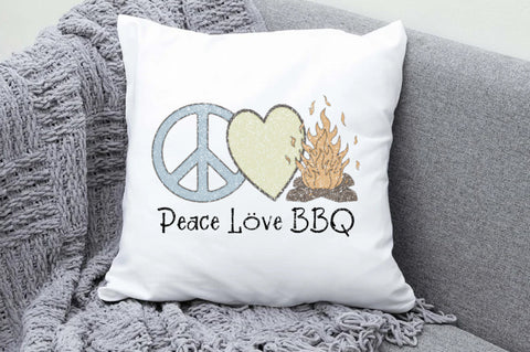 Peace Love BBQ Sublimation Sublimation Jagonath Roy 