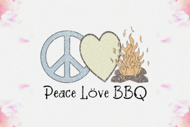 Peace Love BBQ Sublimation Sublimation Jagonath Roy 