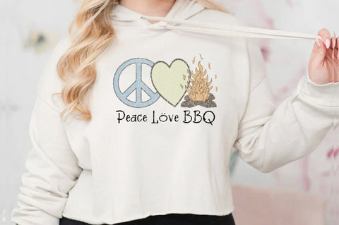 Peace Love BBQ Sublimation Sublimation Jagonath Roy 