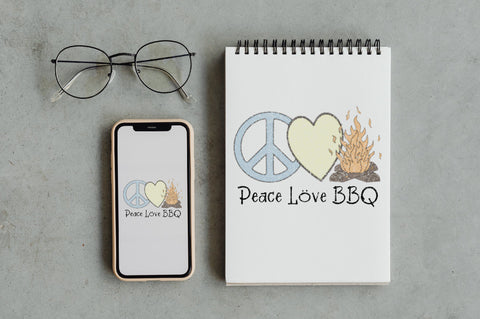 Peace Love BBQ Sublimation Sublimation Jagonath Roy 