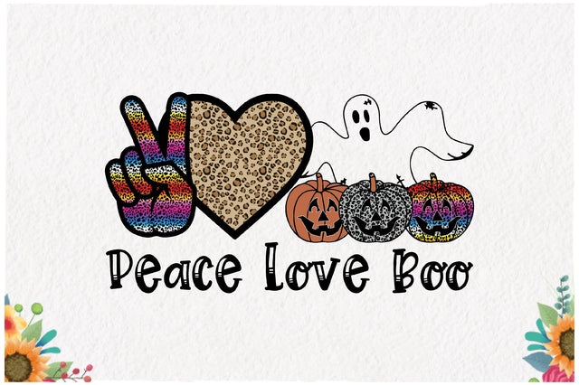 Peace Love Boo Sublimation Sublimation Jagonath Roy 