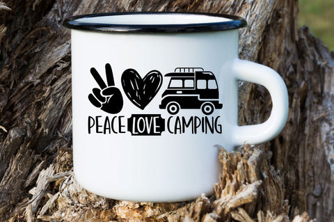 Peace love Camping SVG SVG Regulrcrative 