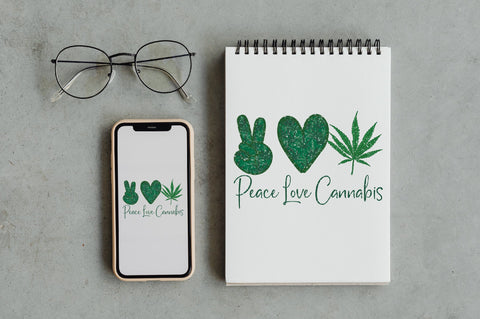 Peace Love Cannabis Sublimation Sublimation Jagonath Roy 