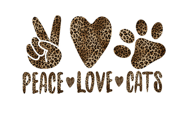 peace love cats Sublimation design SVG shah alam 