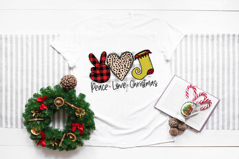 Peace Love Christmas Sublimation Bundle Sublimation CraftLabSVG 