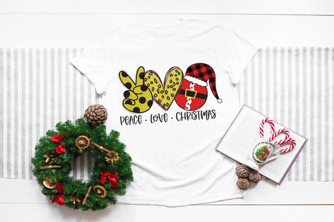 Peace Love Christmas Sublimation Bundle Sublimation CraftLabSVG 