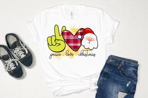 Peace Love Christmas Sublimation Bundle Sublimation Regulrcrative 
