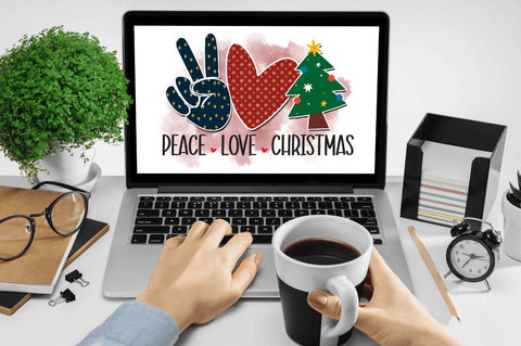 Peace Love Christmas Sublimation Bundle Sublimation Regulrcrative 