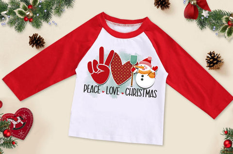 Peace Love Christmas Sublimation Bundle Sublimation Regulrcrative 