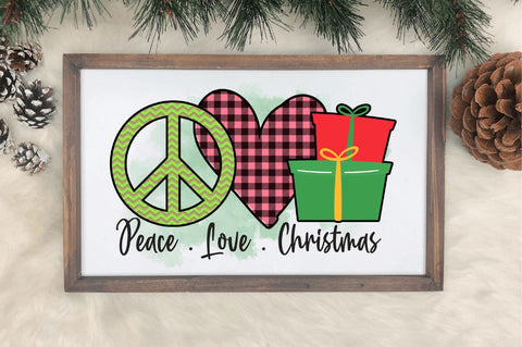 Peace Love Christmas Sublimation Bundle Sublimation Regulrcrative 